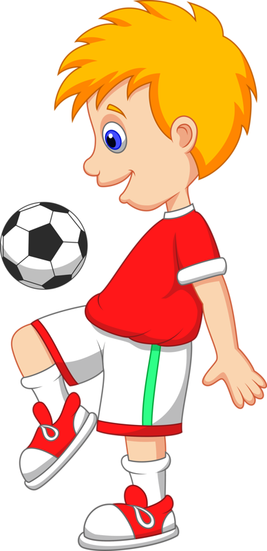 Football Player Sport Clip Art - Playing Football Clipart - Png Download (388x800), Png Download