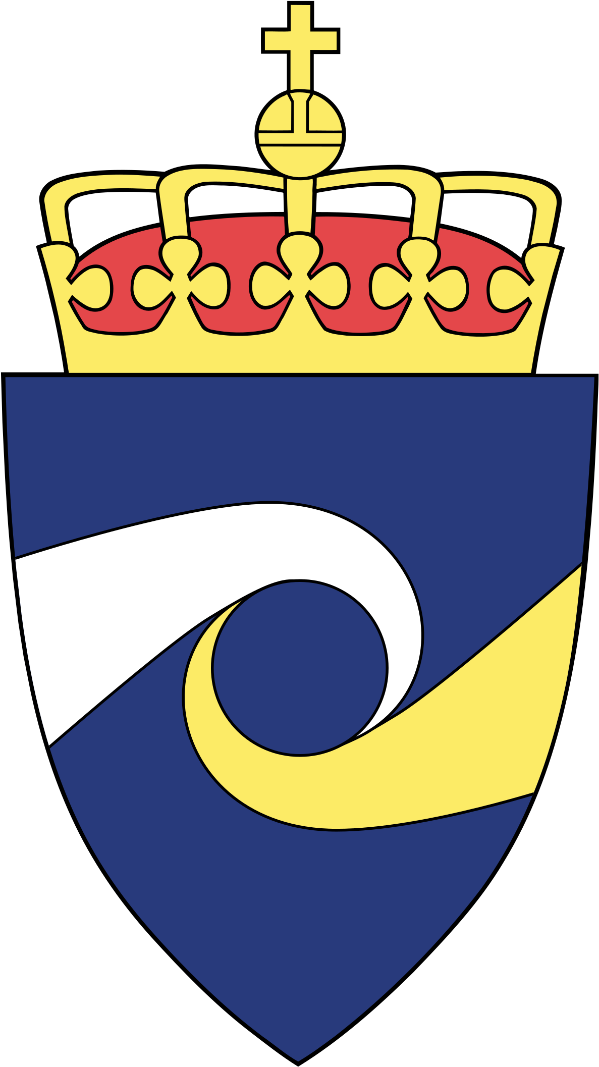 Norway Coat Of Arms Clipart (1200x2128), Png Download