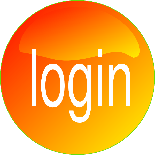 Orange Login Clip Art At Clker Login Button Orange Png Download