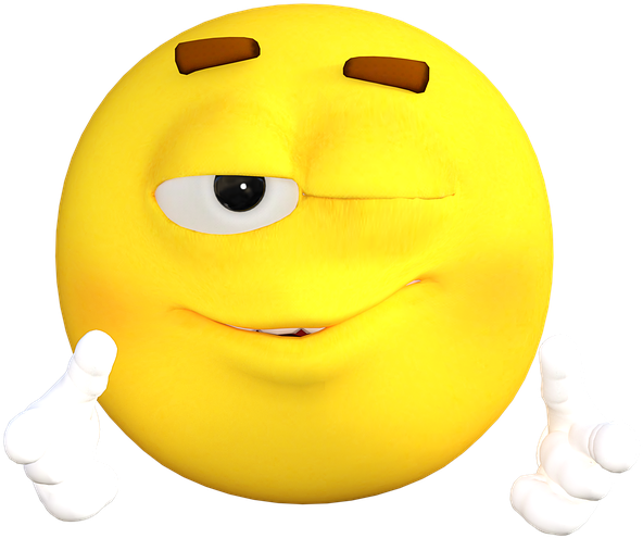 Winking Smiley Face - Emoji Clipart (960x640), Png Download