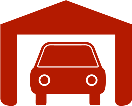 Garage With Car Transparent Clipart (750x750), Png Download
