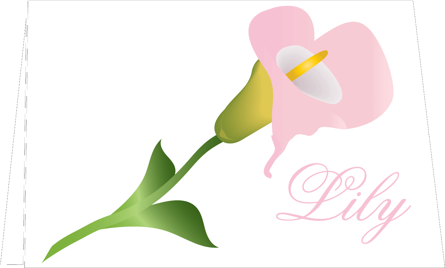 Floral Notes Calla Lily Clipart (1501x909), Png Download