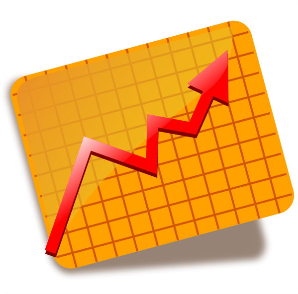 Antiflash Icons Graphs - Price Moves In Trends Clipart (600x600), Png Download