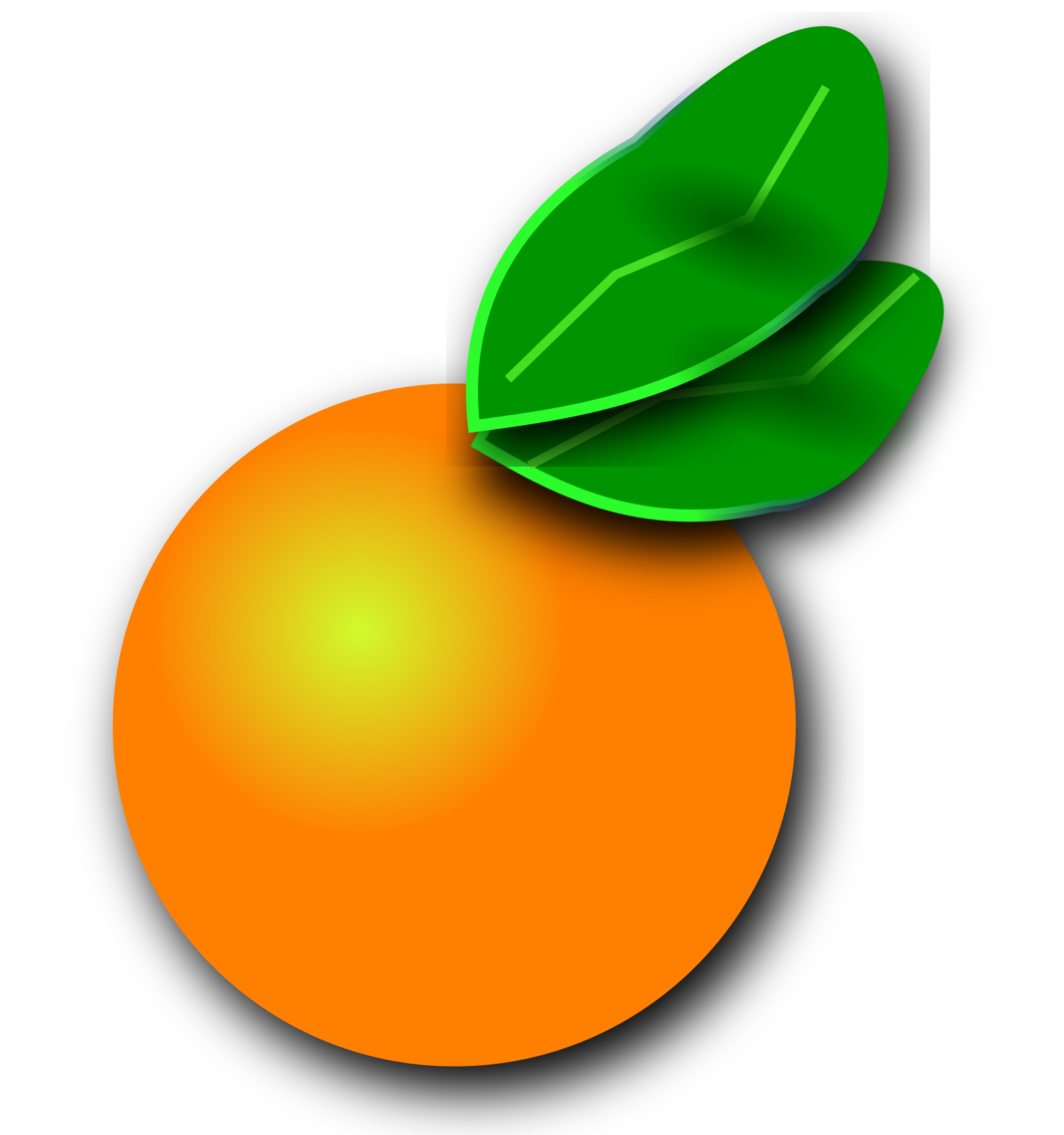 Florida Orange Citrus - Florida Orange Clip Art - Png Download (1697x2400), Png Download