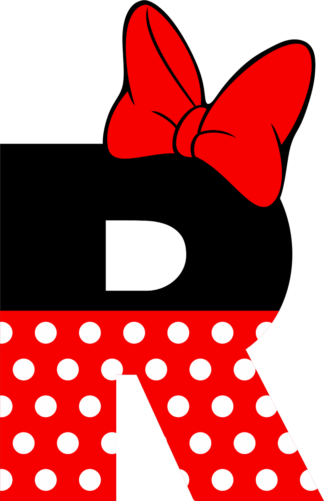 Clipart Letters Delivery - Letras De Minnie - Png Download (1034x1600), Png Download