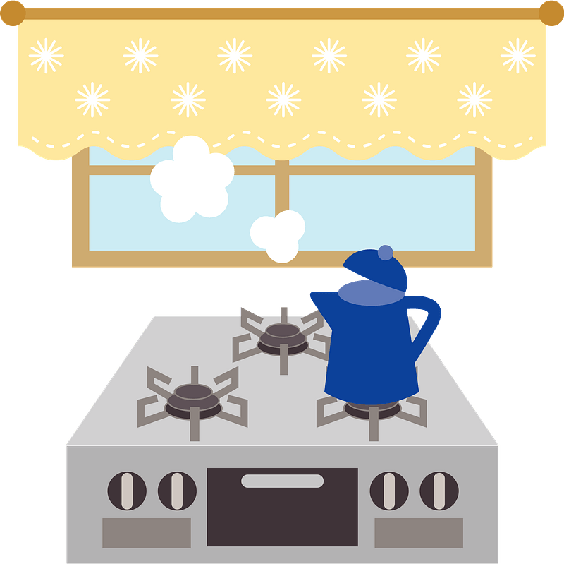 Gas Range Clipart - Png Download (800x799), Png Download