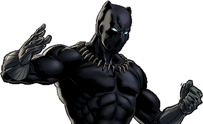 Black Panther Clipart Avengers Alliance - Black Panther Marvel Alliance - Png Download (1013x426), Png Download
