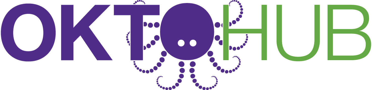 Oktohub Clipart (1474x359), Png Download