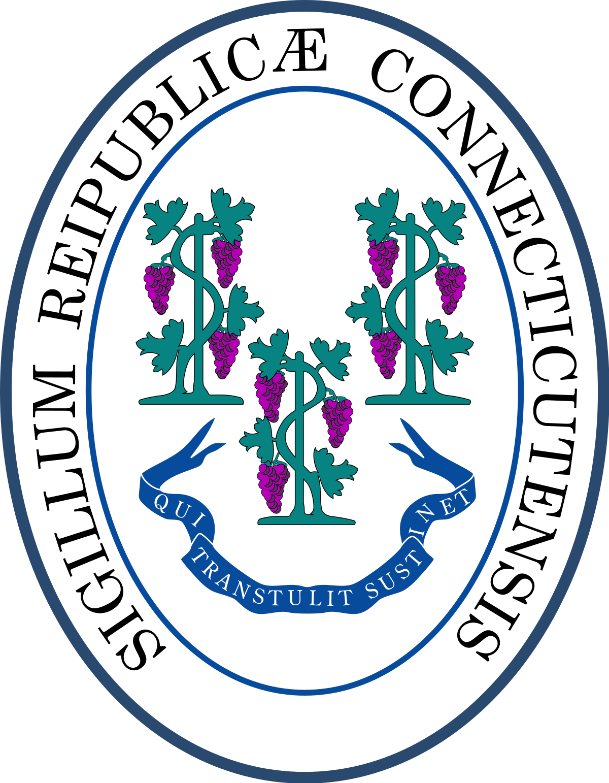 Amendment Drawing Freedom Petition Transparent & Png - Connecticut State Seal Clipart (1200x1542), Png Download