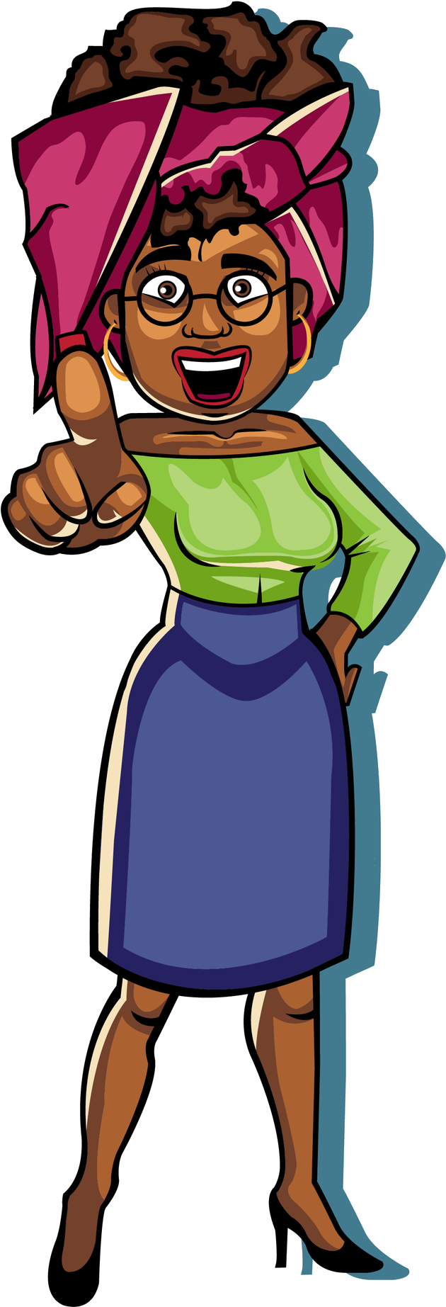 Cartoon Clipart (668x1973), Png Download