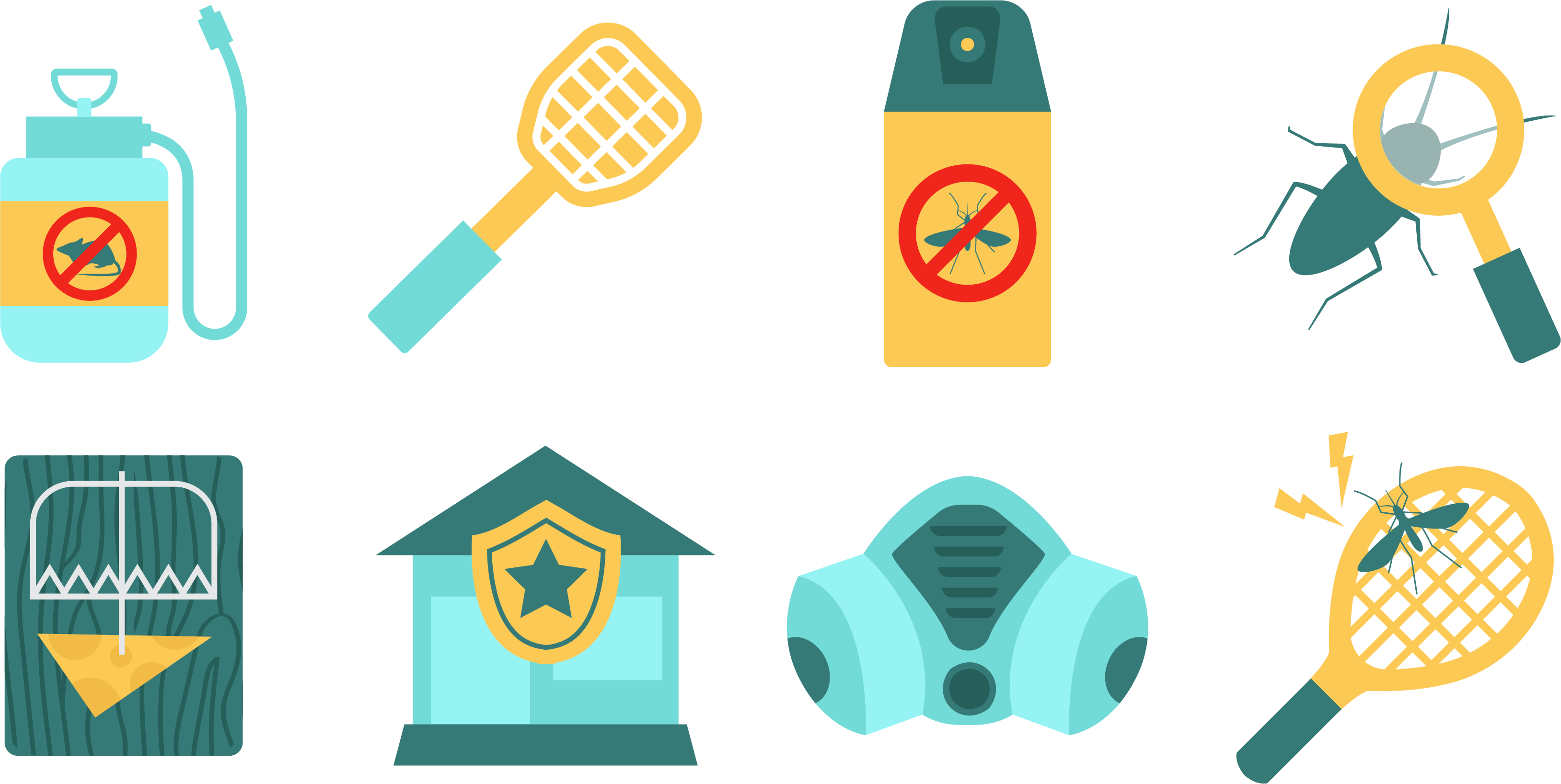 Insecticide Mosquito Pest Control - Insecticide Graphic Clipart (3257x1636), Png Download