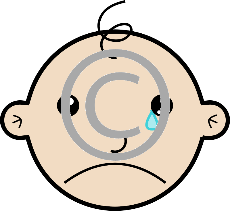 Sad Baby Clip Art - Png Download (800x734), Png Download