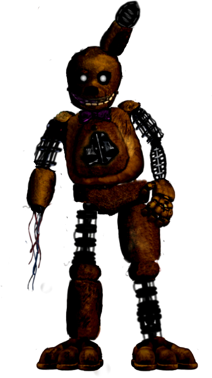 The Joy Of Creation Fan Made Ignited Spring Bonnie - Ignited Joy Of Creation Clipart (432x768), Png Download