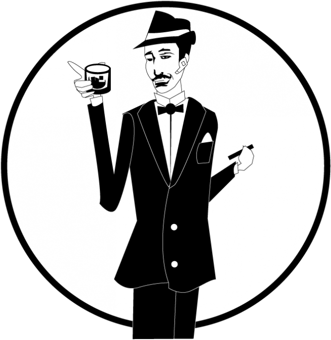 Transparent Water Slide Clipart - Gentleman - Png Download (657x674), Png Download