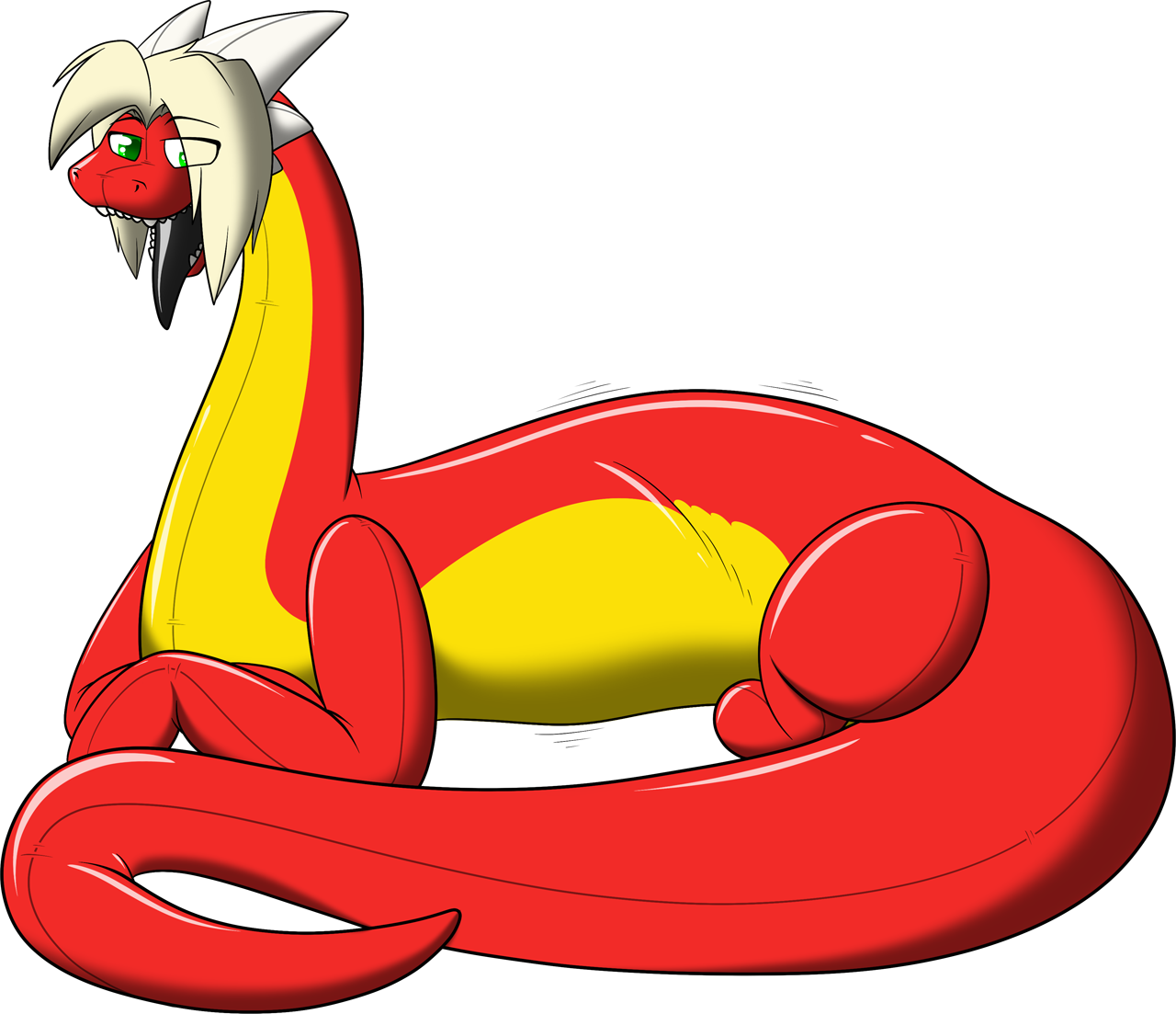 Like A Water Slide - Cartoon Clipart (1280x1103), Png Download