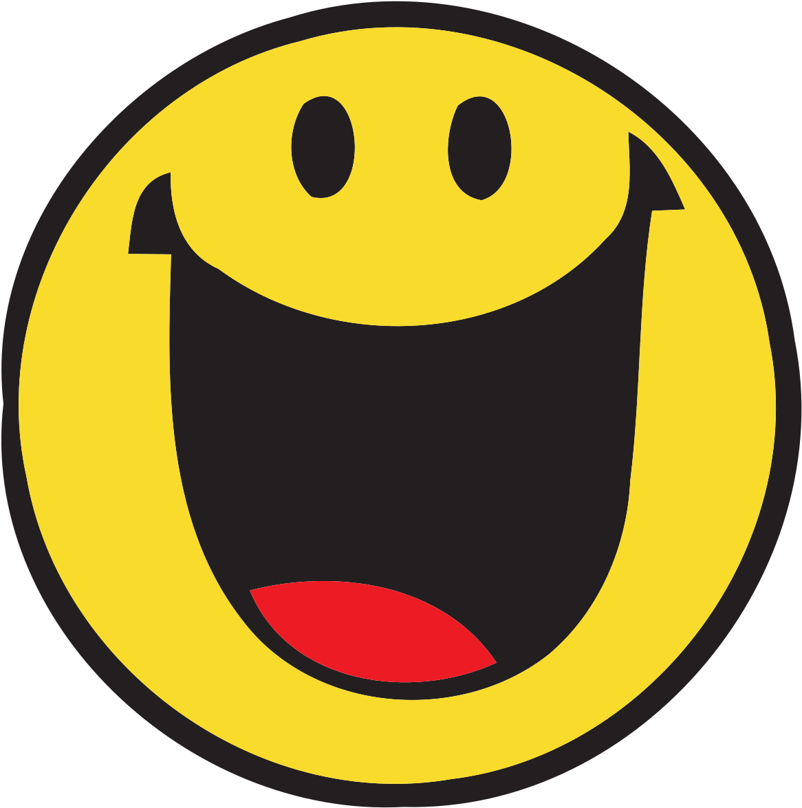 Transparent Emoji Assustado Png - Emoticon Senang Png Clipart (1166x1175), Png Download