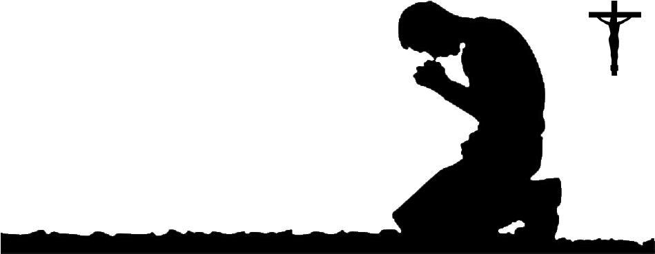 Christianity Christian Prayer Christian Church Christian - Prayer Clipart Black And White - Png Download (965x392), Png Download