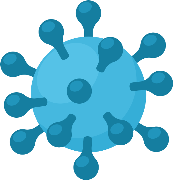 Download Cartoon Encapsulated Coronavirus Virus - Corona Virus Svg Free