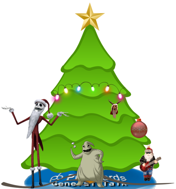 Draw A Big Christmas Tree Clipart (594x640), Png Download