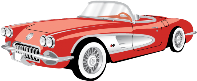 Classic Corvette Clipart - Png Download (640x480), Png Download