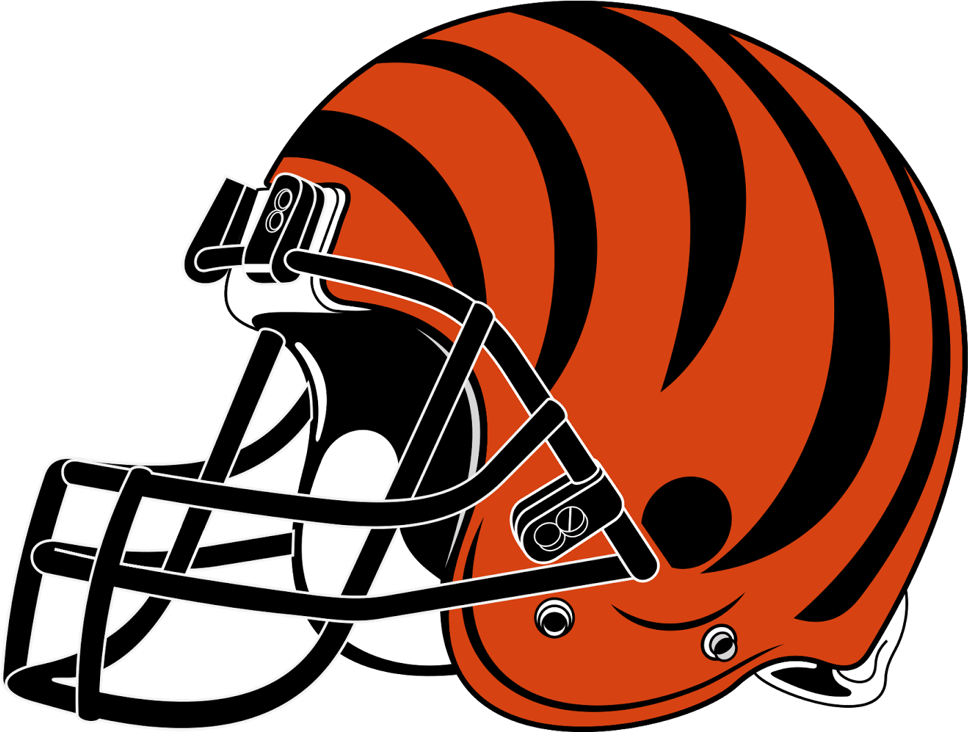 Cincinnati Season Nfl Bowl Bengals Cleveland Browns - Cincinnati Bengals Helmet Clipart - Png Download (1600x1240), Png Download