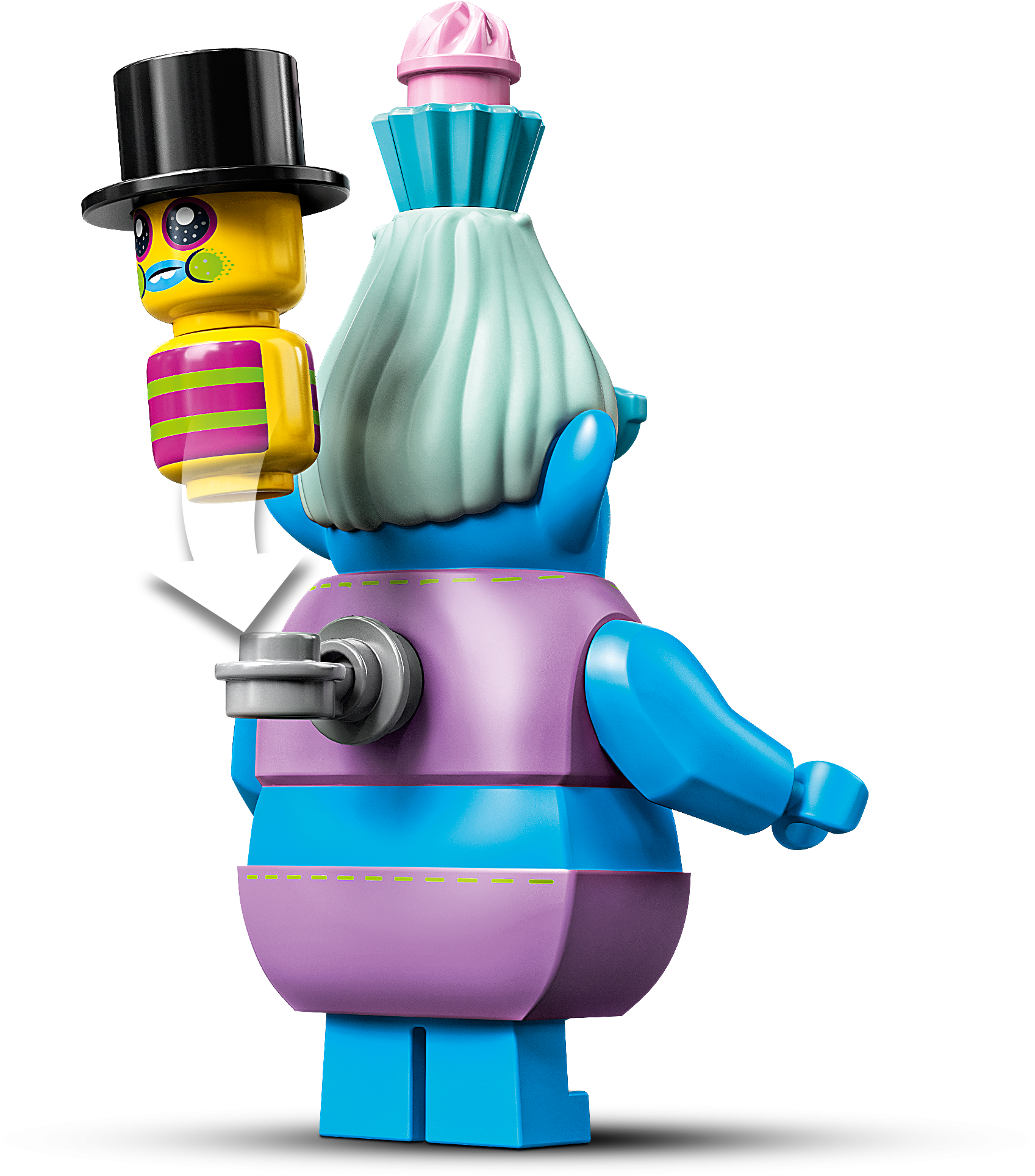 Lego Trolls Trollové A Let Balónem - Lego Trolls World Tour Clipart (3641x2048), Png Download