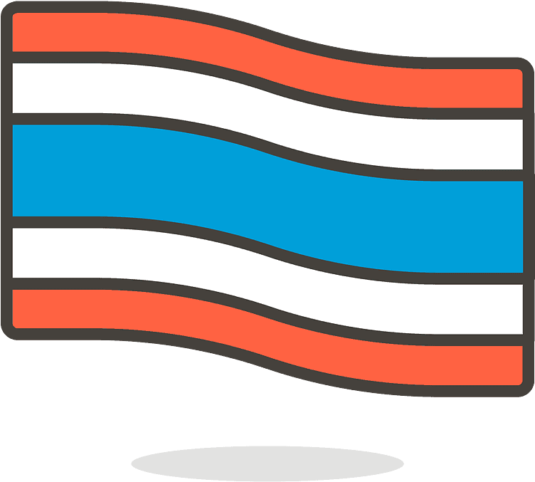Thailand Flag Emoji Clipart - Transparent Us Flag Emoji - Png Download (800x800), Png Download