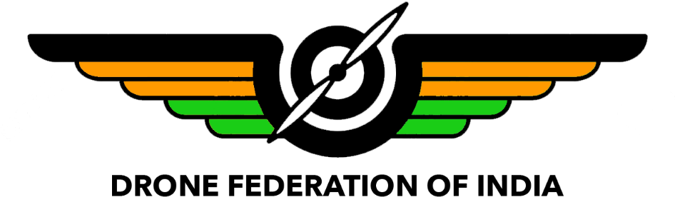 Drone Federation Of India Clipart (1002x340), Png Download