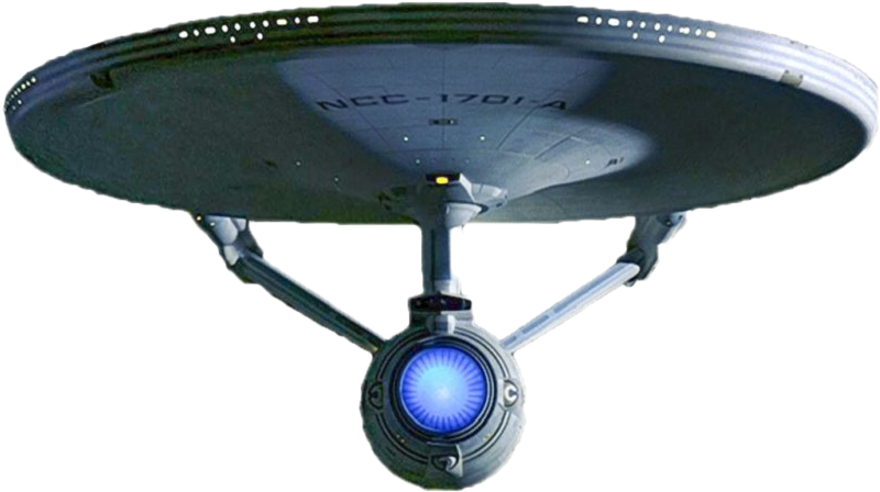 Star Trek Png Clipart - Star Trek Enterprise Front Transparent Png (920x554), Png Download