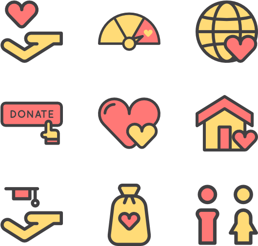 Donating To Charity Clipart - Png Download (600x564), Png Download