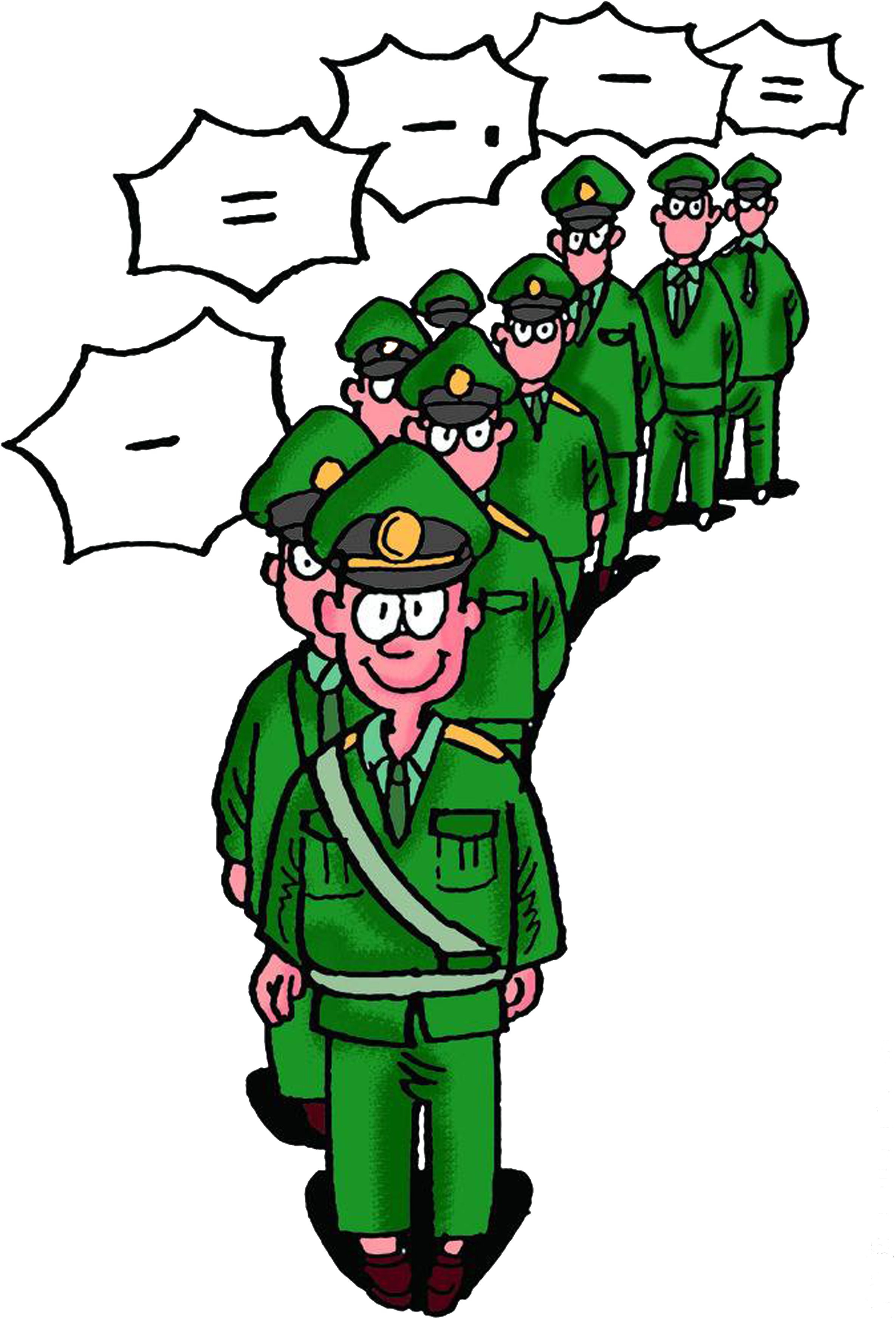 March Clipart Soldier March - Cartoon - Png Download (5000x5000), Png Download