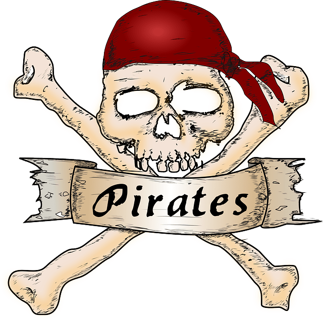 Pirate Pumpkin Clipart Clip Art Transparent Stock Pirate - Free Clip Art Pirates - Png Download (640x634), Png Download