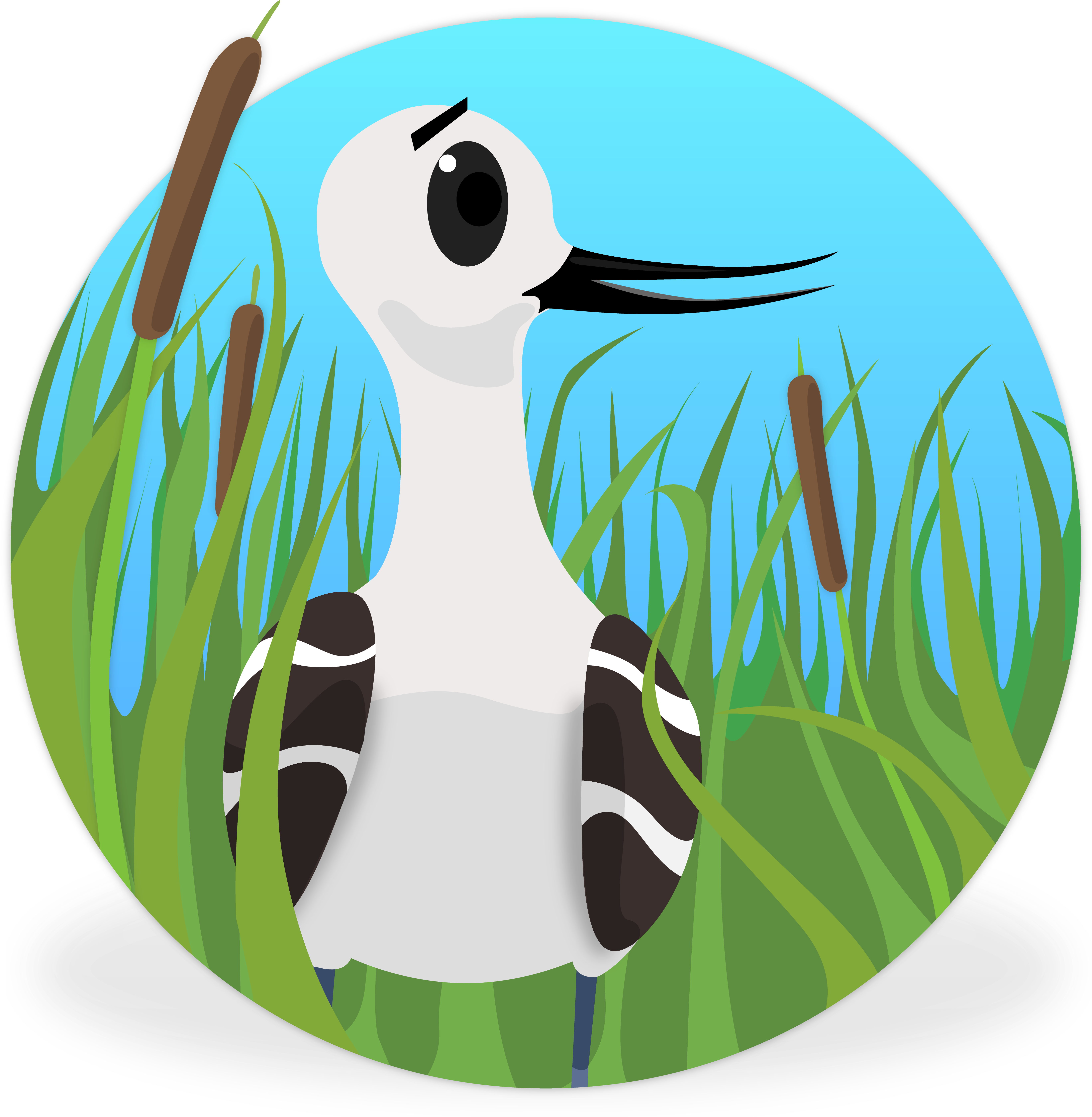 White Stork Clipart (6250x6250), Png Download