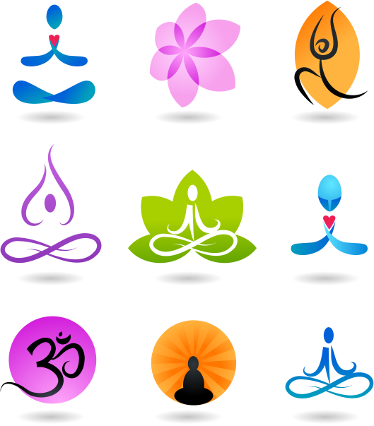 Yoga Zen Logo Free Png Hq - Yoga Lotus Clipart (529x603), Png Download