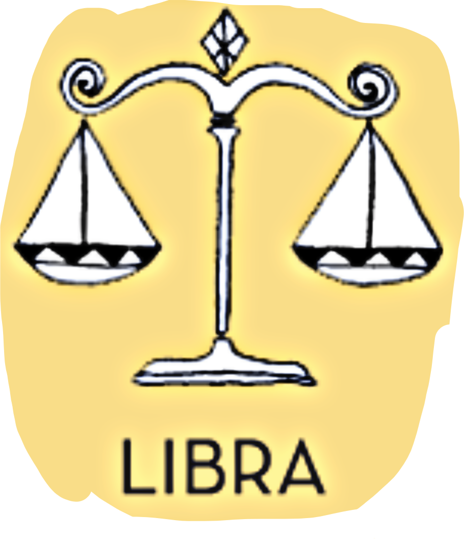 #libra #scales #balance #zodiac #freetoedit - Cartoon Clipart (910x1057), Png Download