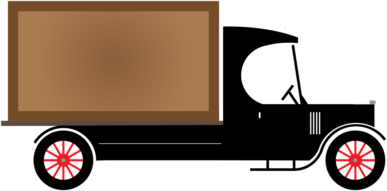 Transparent Delivery Truck Clipart - Delivery Truck Clip Art - Png Download (1275x631), Png Download