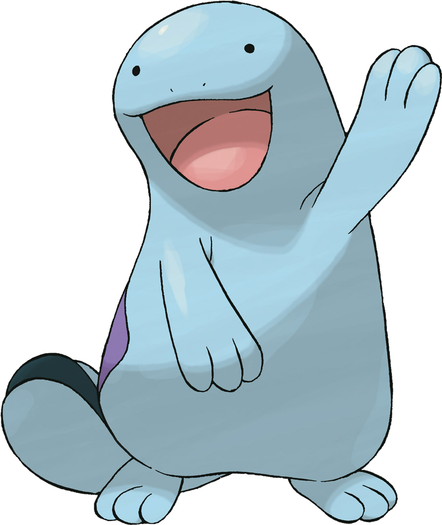 Transparent Caveman Clipart - Pokemon Quagsire - Png Download (909x1081), Png Download