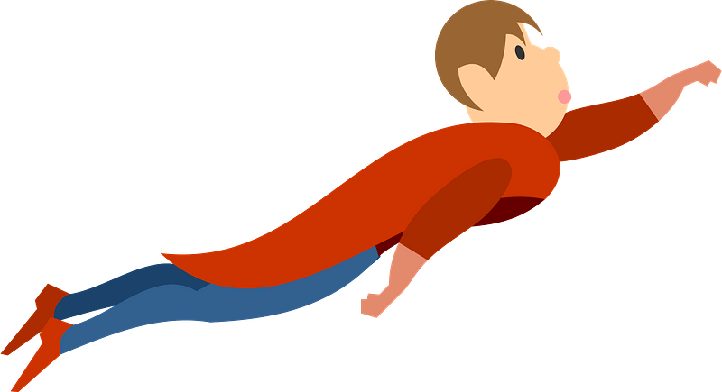 Boy Superhero Clipart - Png Download (800x435), Png Download