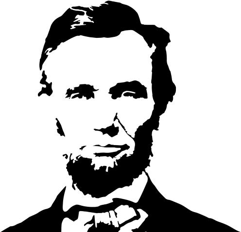 Abraham Lincoln Silhouette Clipart (640x480), Png Download