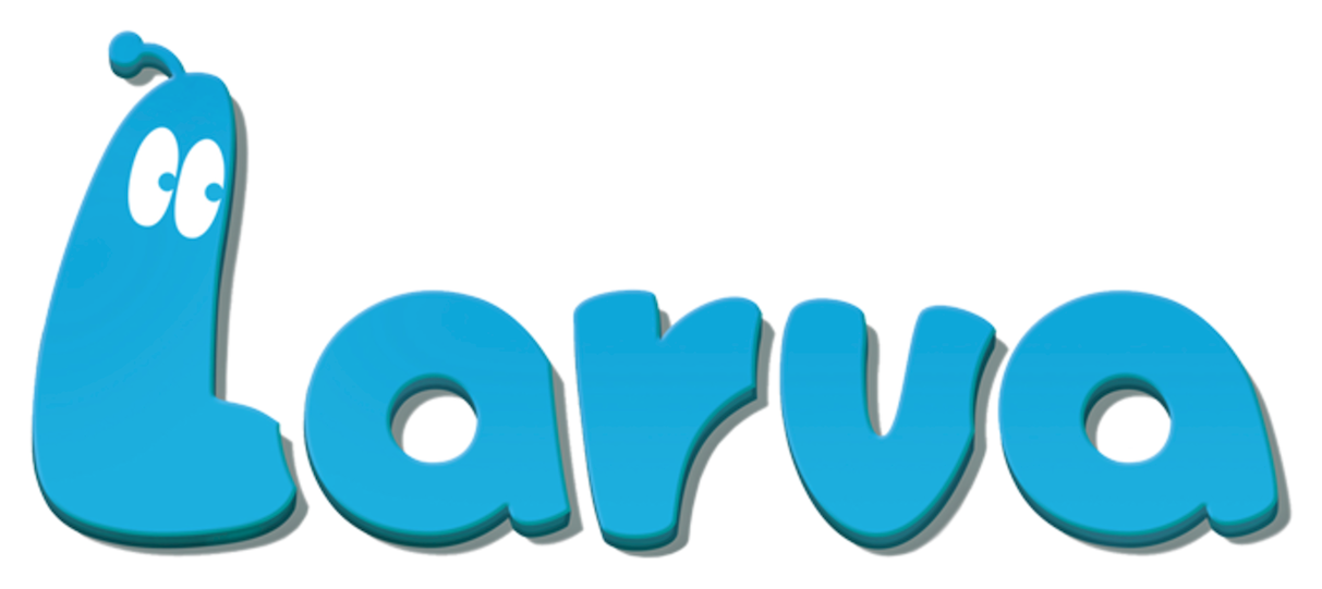 Larva Dibujos Animados Logo Clipart (1280x544), Png Download