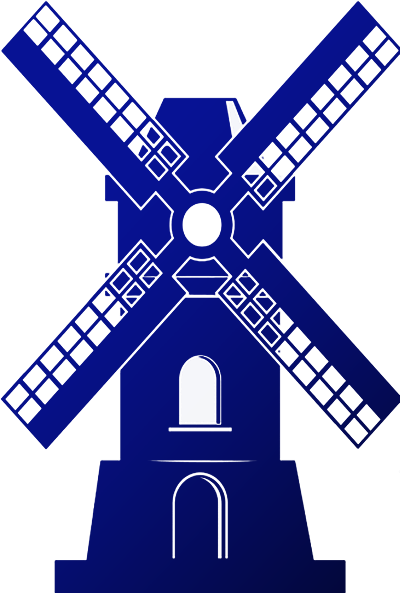 Dutch Waffle Factory - Mill Vector Clipart (2100x2100), Png Download