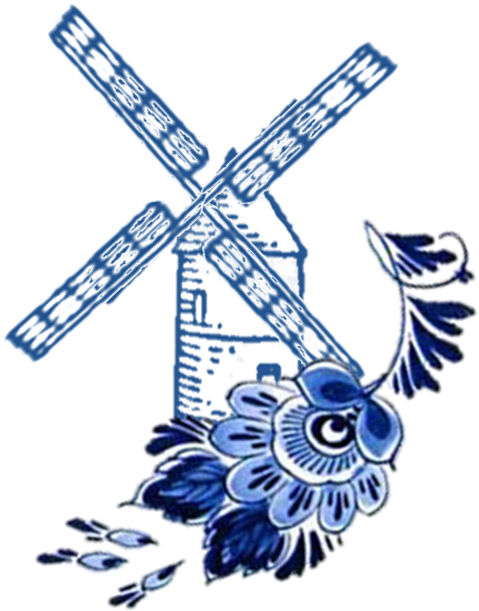 Small Dutch Windmill Tattoo Clipart (542x729), Png Download