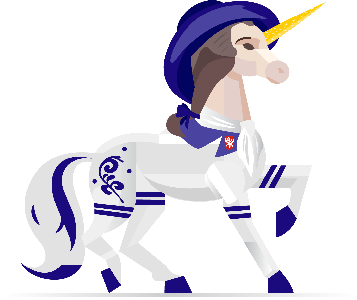 Unicorn - Cartoon Clipart (1520x1368), Png Download