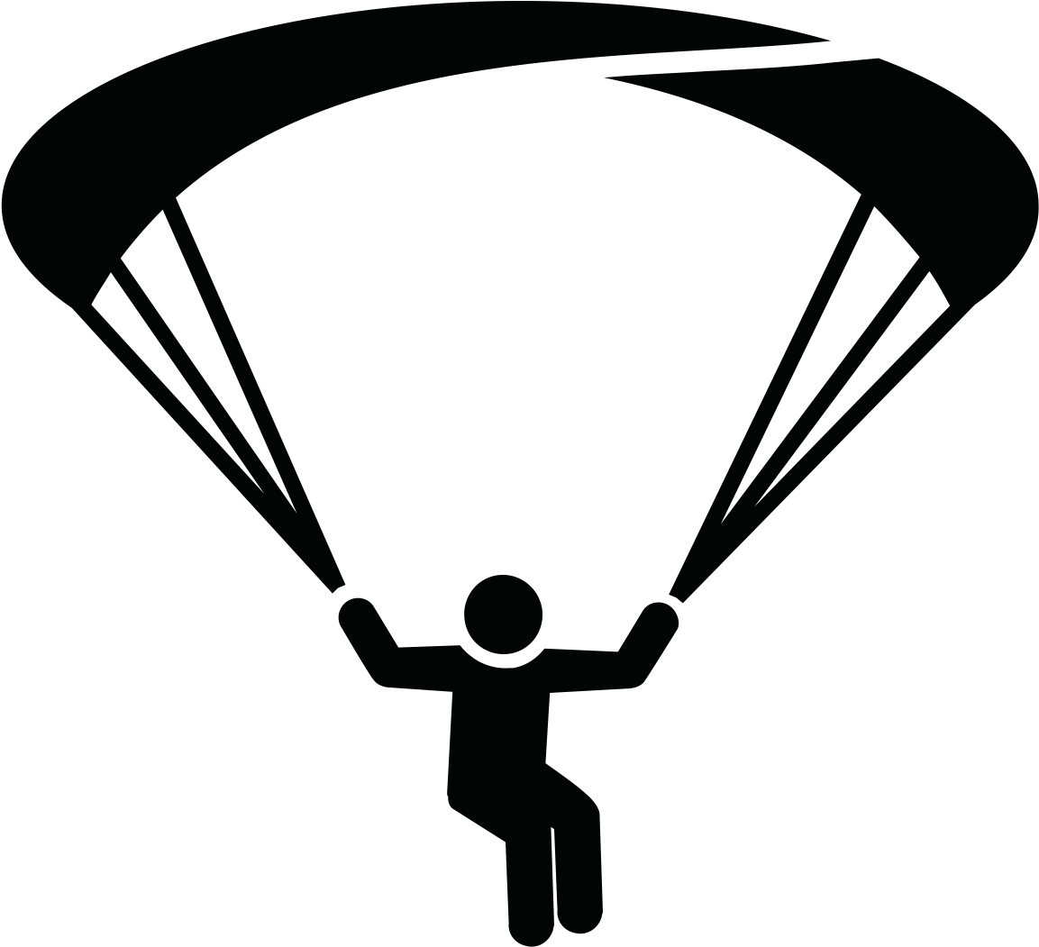 Hua Hin District Irish Travellers Tourism Hotel - Paraglider Icon Clipart (1200x1200), Png Download