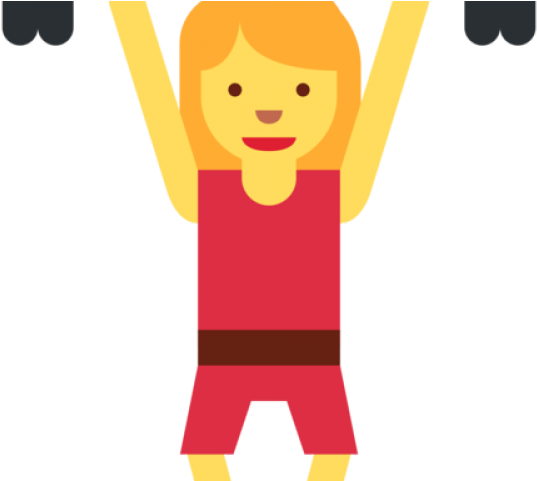 Girl Clipart Weightlifting - Png Download (640x480), Png Download