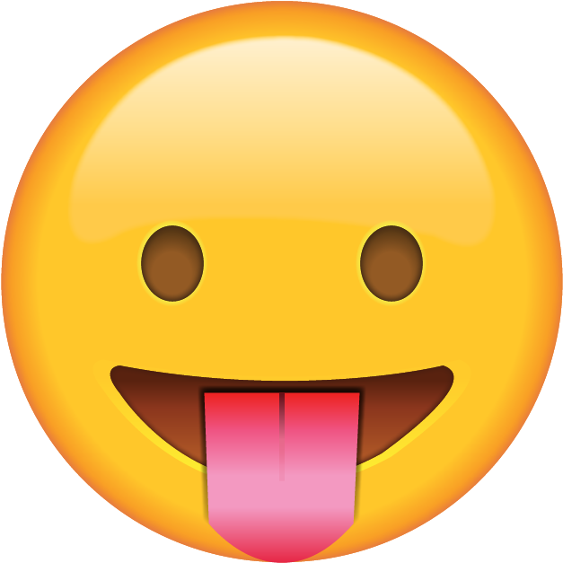 Kiss Clipart Emoji Fb - Tongue Out Emoji - Png Download (627x627), Png Download