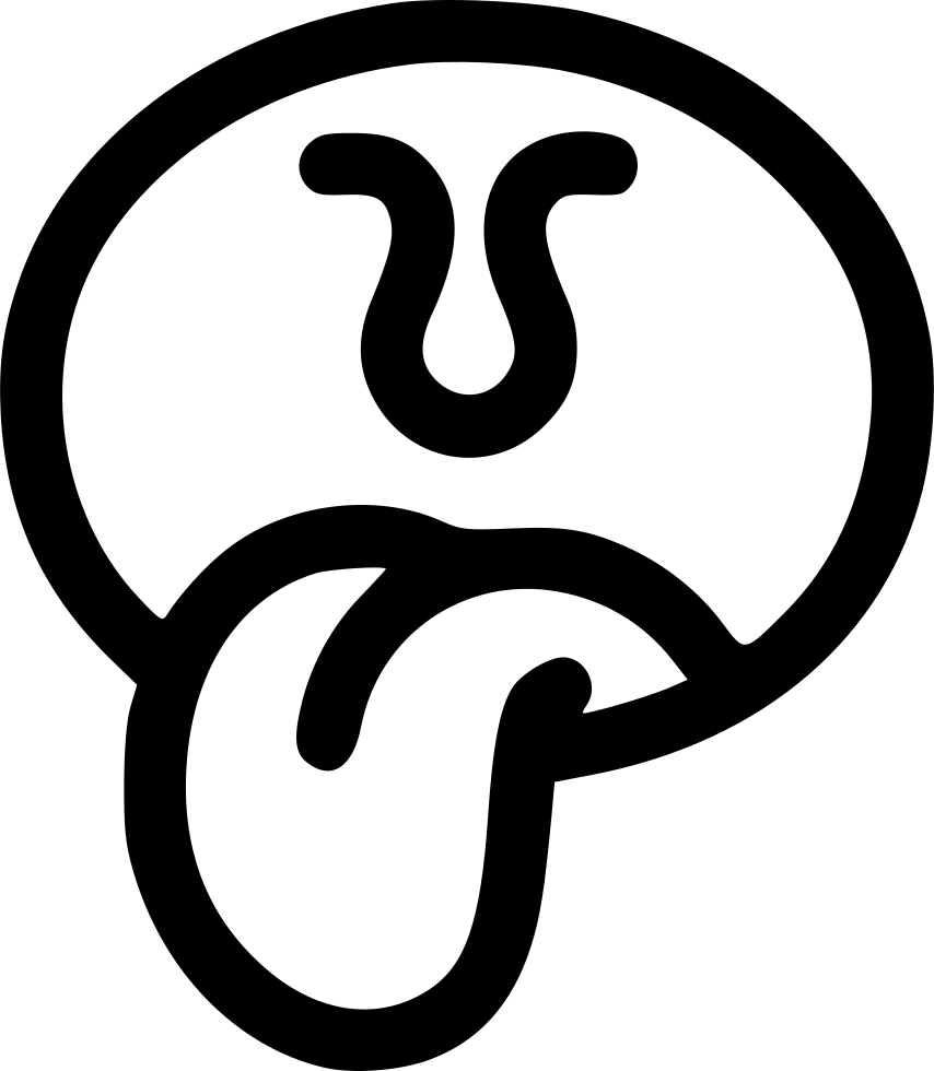 Mouth Tongue - London Underground Clipart (854x980), Png Download