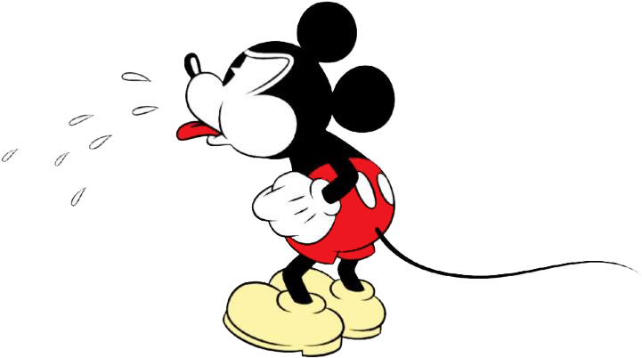 Classic Mickey Mouse Clipart - Cartoon - Png Download (735x420), Png Download