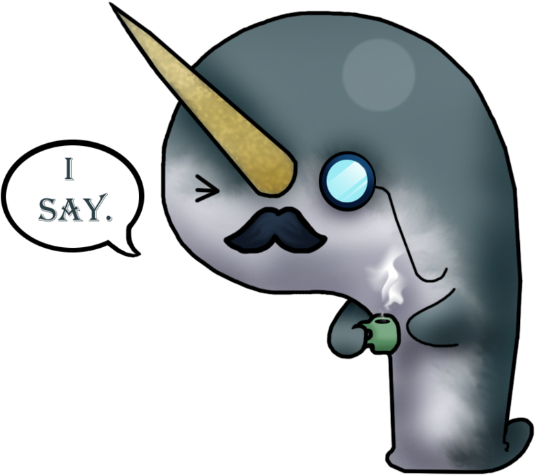 Narwhal Clipart Chibird - Narwhals - Png Download (900x900), Png Download