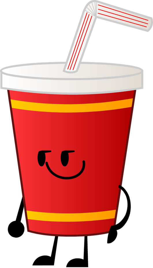 Soda - Soda Png Cartoon Clipart (530x931), Png Download